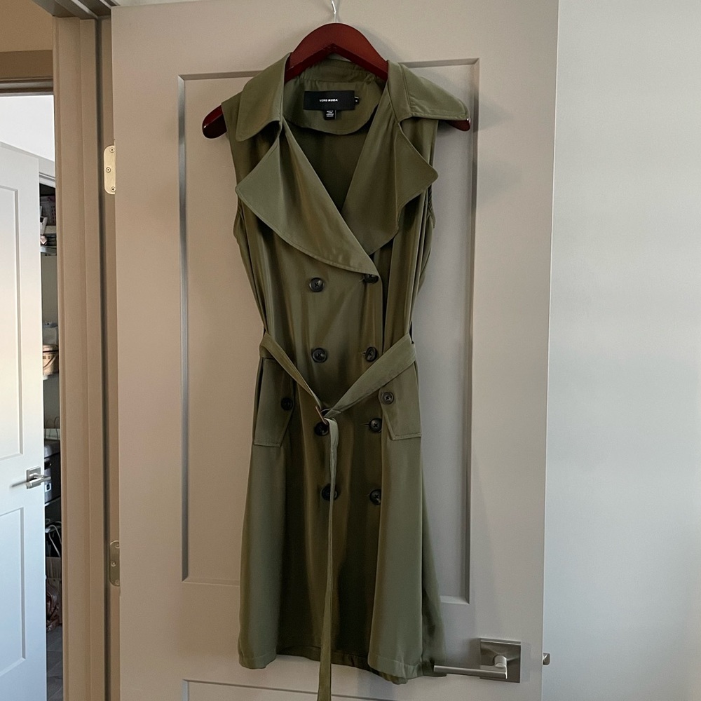 Khaki Button Up Dress by Vero Moda. NWOT. sz40